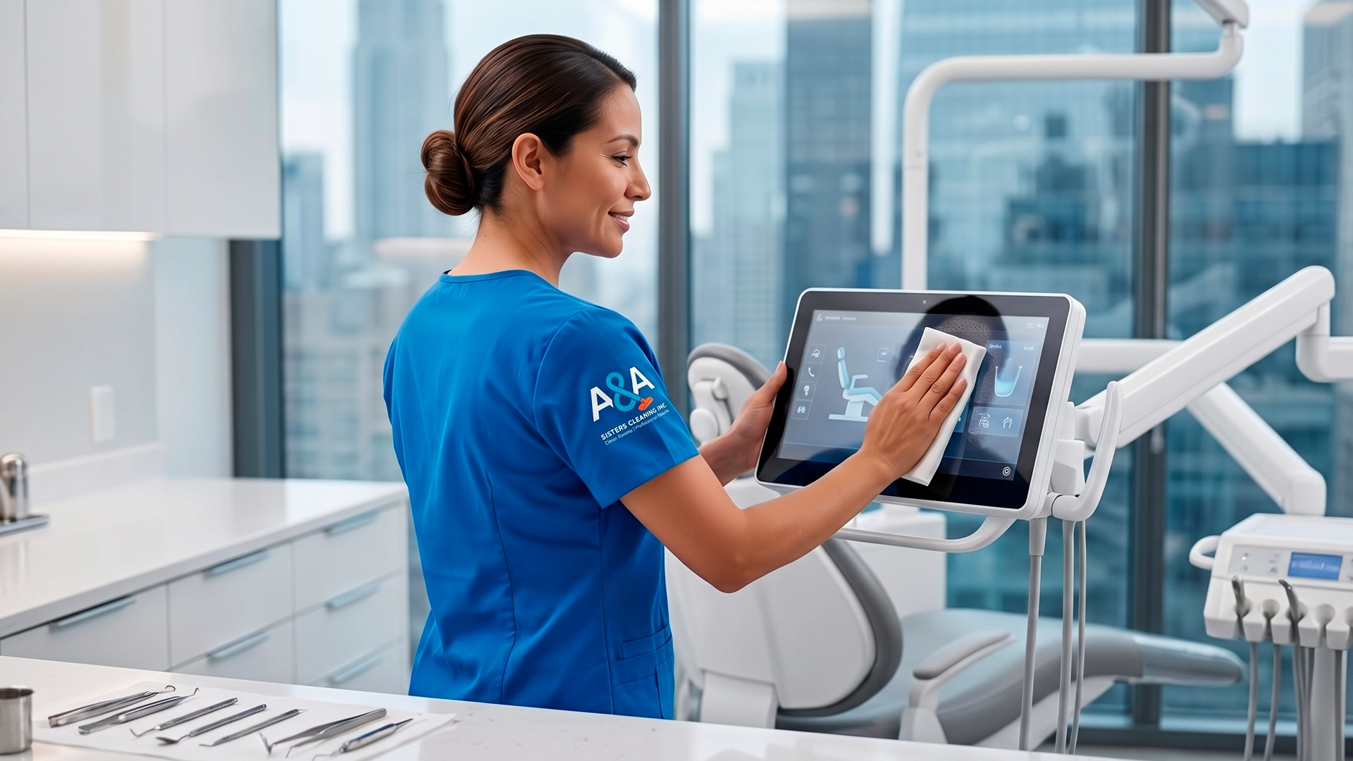 Medical Cleaning Background Mobile